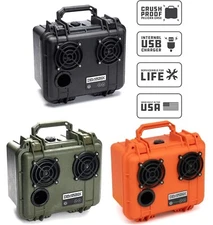 DemerBox DB2 Wireless Speakers Waterproof Portable Rugged Outdoor 40+ h Battery