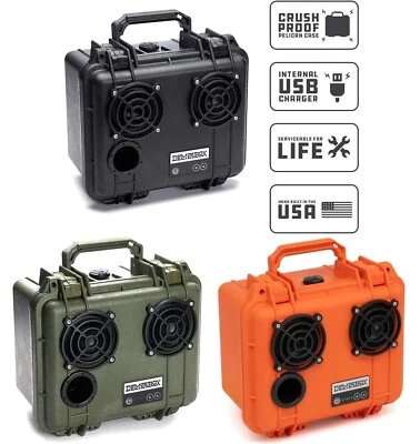 DemerBox DB2 Wireless Speaker Waterproof Portable Rugged Outdoor 40+ h Battery ✅