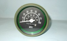 Willys MB Jeep Ford CJ GPW Jauge Olive Compteur De Vitesse 80 MPH 120 KPH
