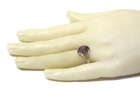 925 sterling silver natural amethyst gemstone womens ring 3.7g ladies 8 — photo 7
