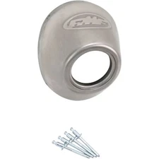 FMF Racing End Cap - Stainless Steel - Straight Cut - Powercore 4/Q4 040634