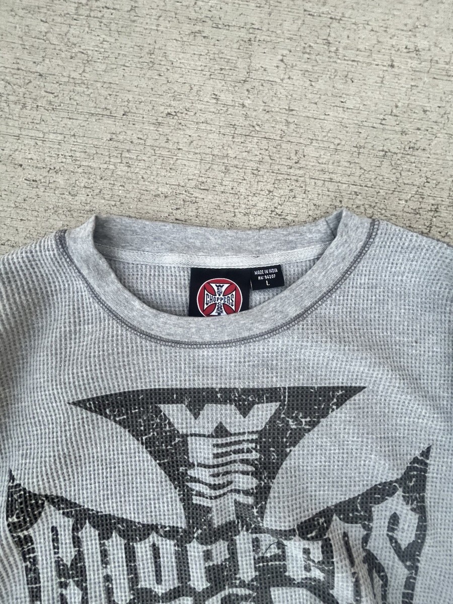 WEST COAST CHOPPERS Grey Thermal Longsleeve | eBay