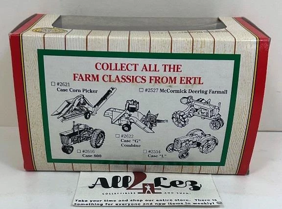 VINTAGE 1991 "FARM CLASSICS" ERTL CASE 800 TRACTOR DIECAST TOY 1:43 ~ NIB - Image 2 of 2