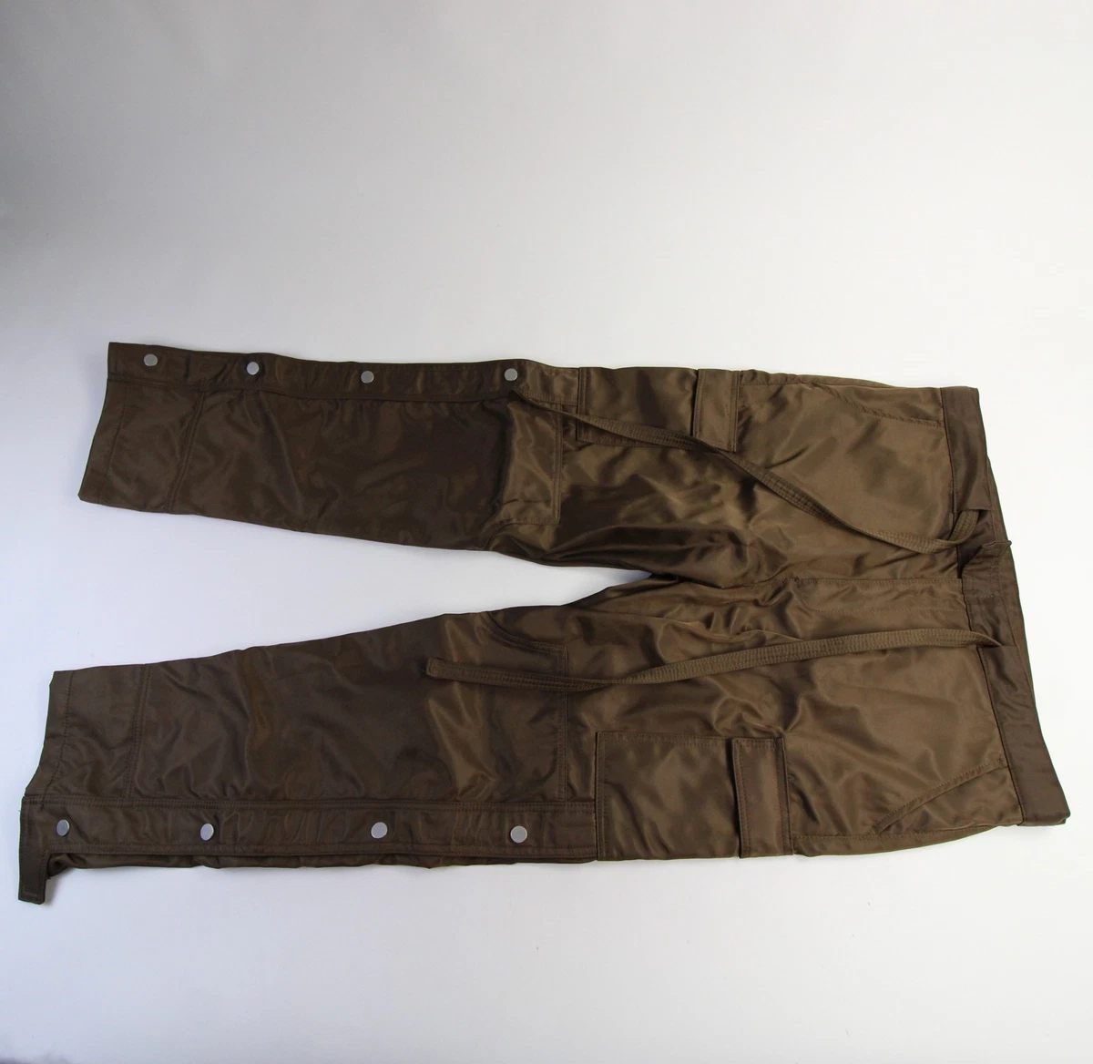 mnml Snap Zipper II Nylon Cargo Pants Men's Brown New without