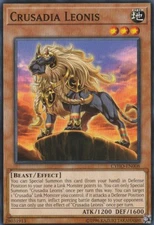 YUGIOH CARD 3 X CRUSADIA LEONIS CYHO-EN008