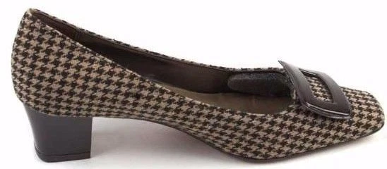 New CIRCA JOAN & DAVID Women Fabric Dress Pump Heel Comfort Shoe Sz 7.5 M - Image 2 of 3