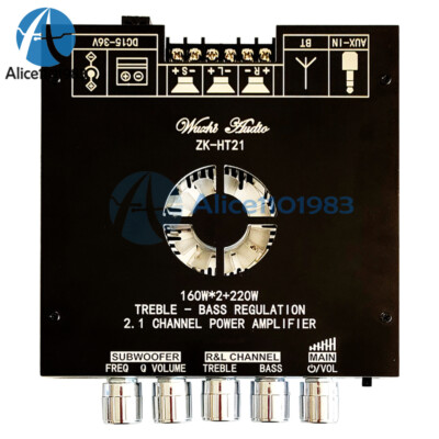 ZK-HT21 2.1 Channel TDA7498E Bluetooth Digital Amplifier Module