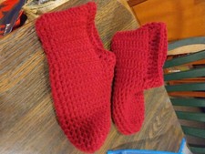 Handmade Crochet Slippers Adult sizes you choose color or colors