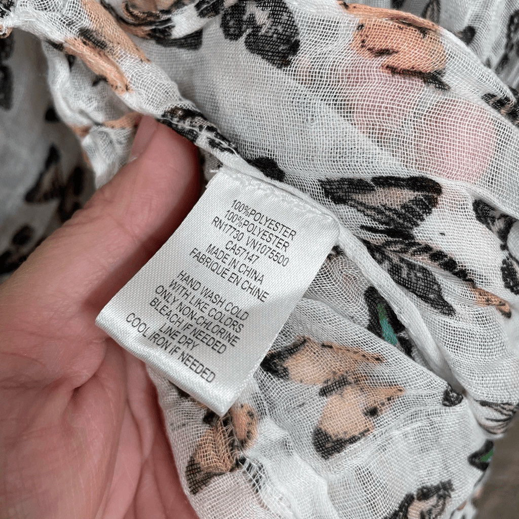 Multicolor Butterfly Infinity Loop Scarf - image 3