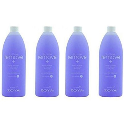 Zoya 3 in 1 Remove Polish Remover  32 OZ - Pack of 4