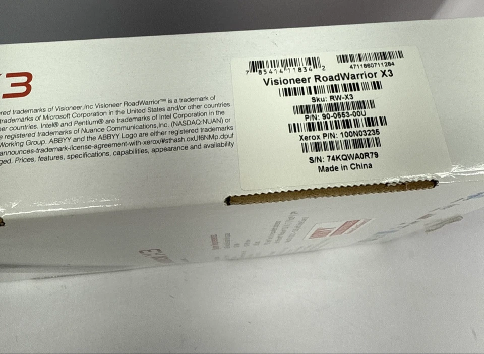 Visioneer✨RoadWarrior X3✨Portable Color Scanner for PC and Mac✨New - Image 3 of 4