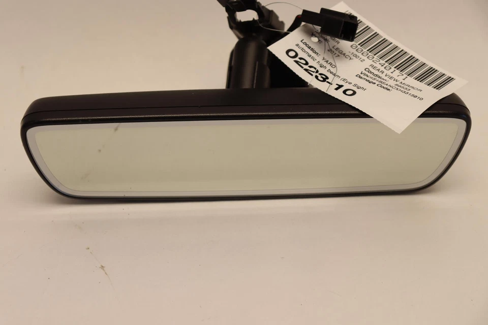 2017-2019 SUBARU LEGACY OUTBACK VIEW INTERIOR MIRROR W/ AUTO DIM & EYESIGHT OEM - Image 2 of 4