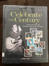 Book Celebrate The Century Vol 6 Collection of Commemorative Stamps 1950-1959