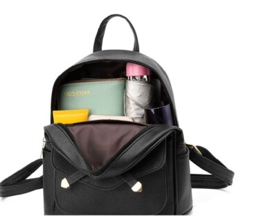 bonetto leather mini backpack BAG WIZARD PU Leather Mini Backpack Purse Cute Bowknot Fashion Small Backpack Purses for Women