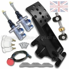 UNIVERSAL BRAKE FLOOR MOUNTED HYDRAULIC PEDAL BOX KIT – UPRATED 1-PEDAL DUAL CYL