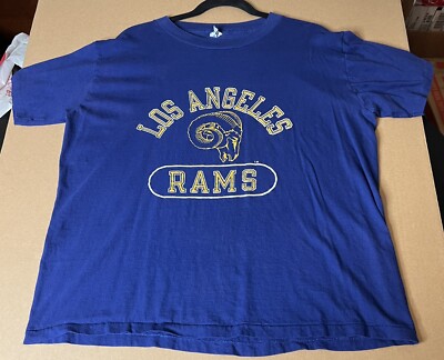 VINTAGE 80'S LOS ANGELES RAMS T SHIRT CHAMPION X-Large | eBay