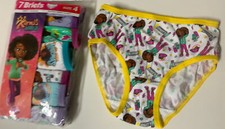    Karma's World Girls' 7pk Briefs Underwear Panties 100 Cotton Size 4