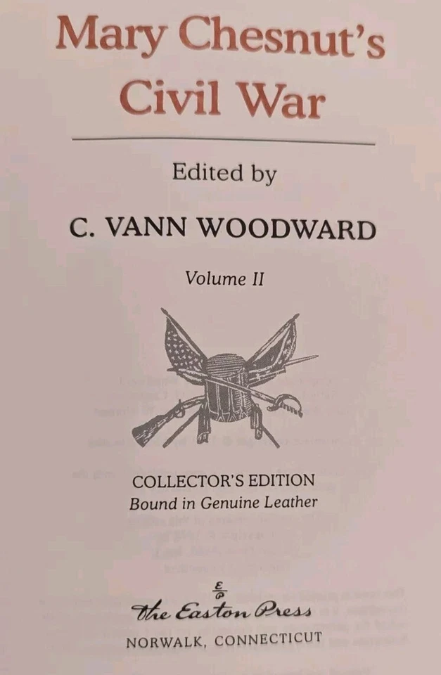 MARY CHESNUT'S CIVIL WAR, Easton Press  - Image 3 of 4