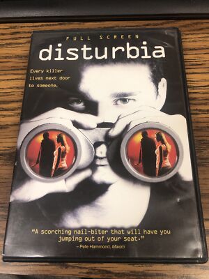 Disturbia (DVD, 2007, Full Frame Sensormatic)