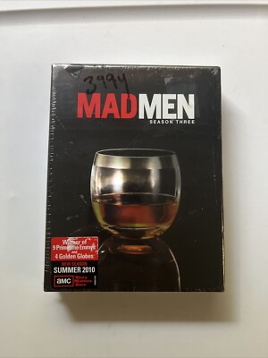 Mad Men: Season Three (DVD) Brand New