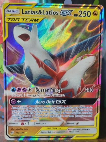 Latias & Latios GX 113/181 Sm-Team Up Holo