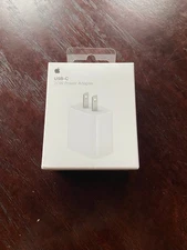Genuine Apple A2305 MHJA3AM/A 20W USB-C Power Adapter White in Retail Box