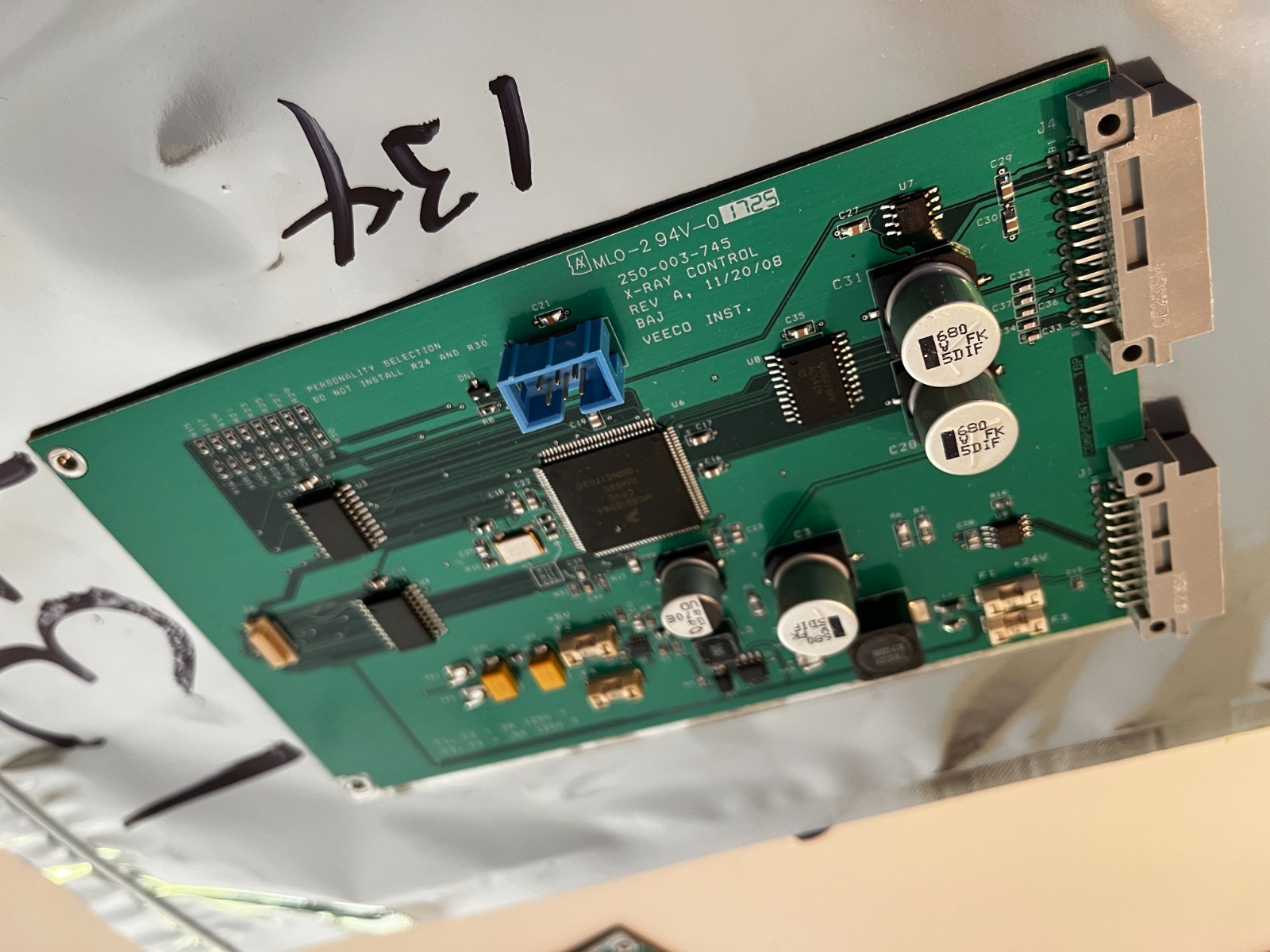 Veeco Instruments circuit board x-ray control  250-003-745 REV A