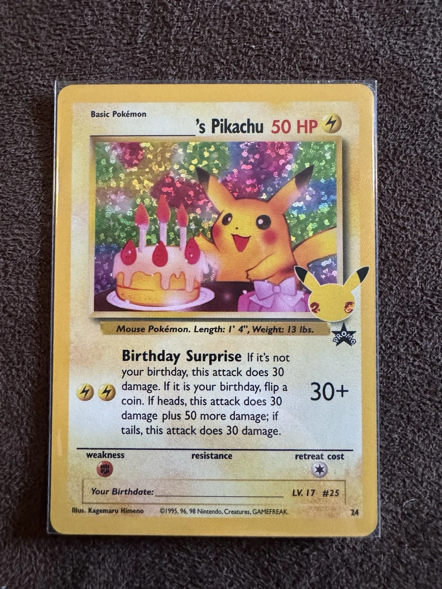 ______'s Pikachu Pokémon TCG Cards for sale | eBay