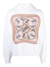 Bally 6305275 Men's Embroidered Train Cotton Hooded Sweatshirt MSRP 730