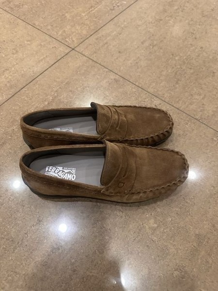 Men Salvatore Ferragamo Loafers Brown 44