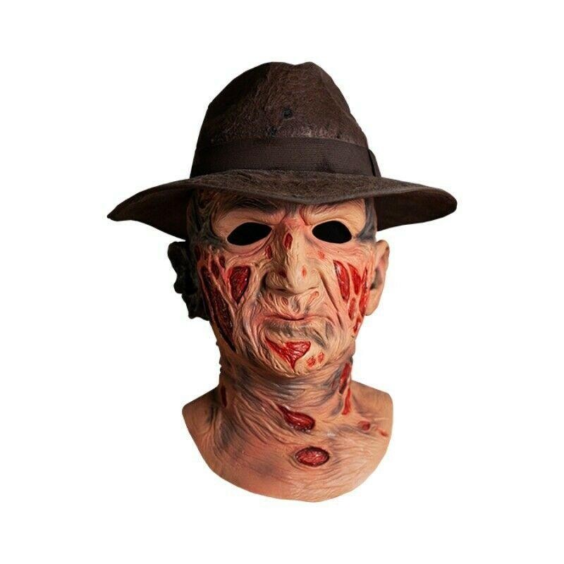 Nightmare on Elm Street - Deluxe Freddy Krueger Mask with Fedora Hat