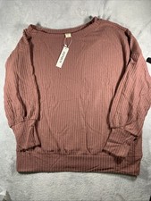 off the shoulder sweater large new Brick Red