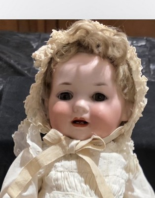 Antique Armand Marseille G 327B German Bisque Head Doll 13'' Shiny Composition