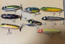 Heddon Hedden Fishing Lure Set - Magnum Topwater, Crazy Crawler, Zaraspook, Used