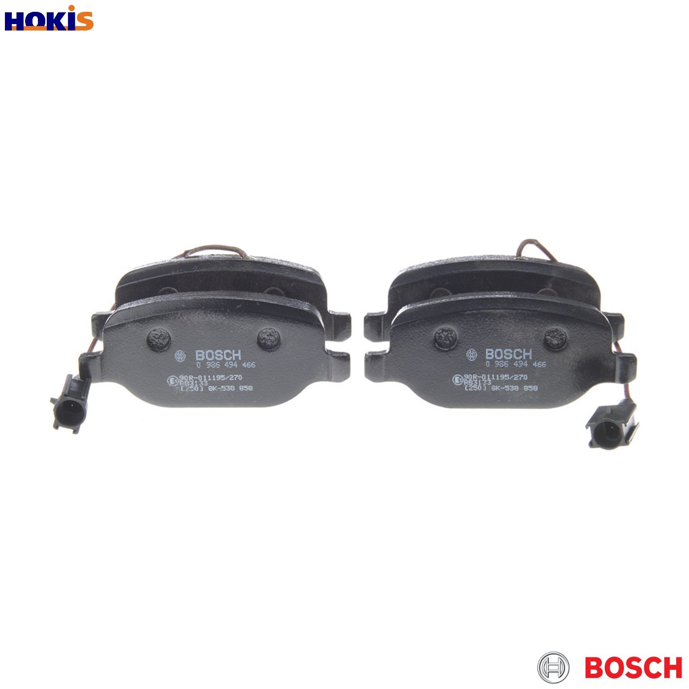 BRAKE PAD SET DISC BRAKE 0 986 494 466 FORBRAKE PAD SET DISC BRAKE 0 986 494 466