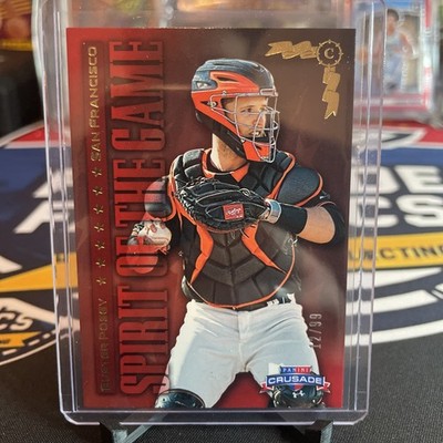 2025 Panini Crusade Buster Posey Spirit Of The Game Red /99