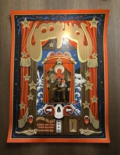 Goosemas 2025 Goose Providence, RI Red *Gold Foil* Poster #/400 Richard Biffle