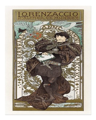 Vintage Jugendstil Wandkunst von Alphonse Mucha Art Nouveau Fantasy Fi