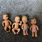 Mattel Barbie Baby Babies Skipper babysitter Bundle Vintage Dolls x 4