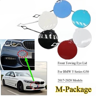 Front Bumper Tow Hook Eye Cover for BMW 528i 535i 540i 550i M-Package 2016-2020