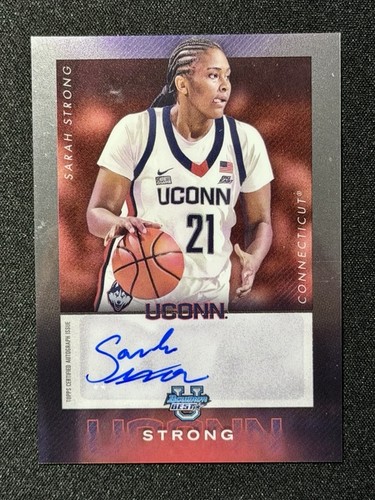 Sarah Strong #ISO-SS 2024 Bowman Best University ISO Signature card