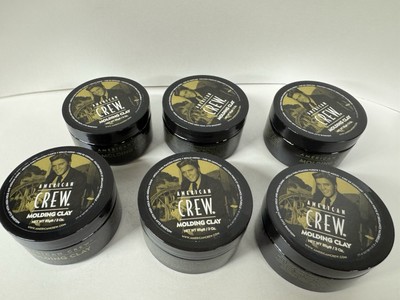 American Crew Molding Clay High Hold Medium Shine 3 oz 6 pack Elvis edition