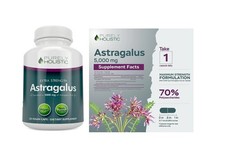 Astragalus Capsules 5,000 mg - 250 Capsules - Purely Holistic - Vegan / Non-GMO