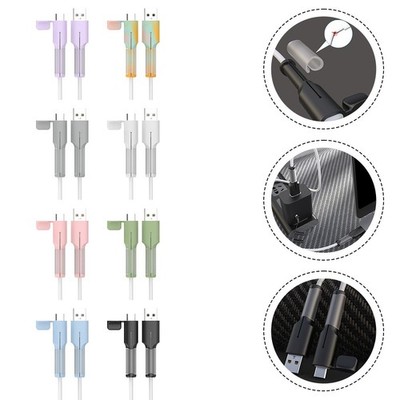 Silikon Hülle für USB C Kabel Schutz Anti Fray und Breaking Design