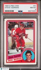 Steve Yzerman RC Rookie 1984-85 O Pee Chee OPC PSA 8 NM-MT Red Wings