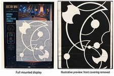 ??Original Doctor Who 13th Doctor TARDIS Prop Galifrey Symbols - Display!!!
