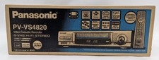  NEW Panasonic PV-VS4820 S-VHS 4 Head Hi-Fi VCR...MADE IN JAPAN...FINAL-EIDITION