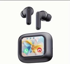 Bluetooth Earbuds   HiFi Stereo Sound, LCD Touch Display, HD Calls