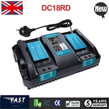 For Makita LXT LI-ION Twin Port DC18RD 240V 18V Rapid Battery Charger Dual Port