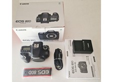 Canon EOS 80D 24.2 MP DSLR-Kamera - Schwarz (1263C027)